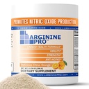 L-Arginina PRO □ 5,500mg L-Arginina Plus L-Citrulina 1,100mg Laranja em pó mistura suplemento para aumento da produção de óxido nítrico