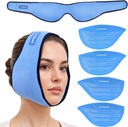 Ice Pack for Wisdom Dentes Remoção com 4 embalagens de Gel Frio Quente Reutilizável, Dentes Sabedoria Ice Pack Head Wrap para Tonsilectomia, TMJ, Extração Tooth, Dor de mandíbula, Cirurgia Oral, Injeção Cosmética