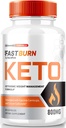 Cápsulas de Keto de queima rápida, suporte de perda de peso avançado FastBurn, fórmula máxima de suporte, pílulas de queima rápida, todos os suplementos naturais de Keto, vitamina Keto de queima rápida, Ketos FastBurn Avaliações (60 cápsulas)