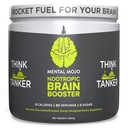 Nootropic Brain Booster (90 Servings) Nootropic Drink Mix & Supplement - Brain Fuel Boosts Energy, Focus & Memory - Zero Calories, Sugar Free - Kiwi Morango