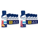 Garanta uma bebida nutritiva clara, 0g de gordura, 8g de proteína, frutas mistas e sabores de romã de mirtilo, 10 Fl Oz, pacote de 12