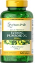 Puritan's Pride Evening Primrose Oil 1300 mg Softgels, 120 contagem