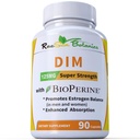 DIM Suplemento 125mg - DIM Diindolilmetano Plus BioPerine 90 dias de fornecimento de DIM para equilíbrio de estrogênio, equilíbrio de menopausa hormonal, suporte Acne, pele de cabelo e unhas