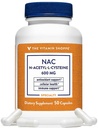 A Vitamina Shoppe NAC N-Acetil-L-Cisteína - Promove a Saúde Cellucor, Imune & Antioxidante Suporte - 600 MG (50 Cápsulas)