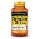 MASON NATURAL Óleo de hortelã 50 mg Suplemento entérico revestido, fornecimento de 90 dias de suporte gastrointestinal para normalmente Funcionamento Bowel, pílulas de Softgel