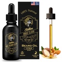 Óleo de barba Slickhare para os homens Todos Natural, Orgânico Barba & Mustache Growth Oil Para os homens 1 Fl oz Pack of 1, Made in USA Presentes para os homens, Namorado, Marido