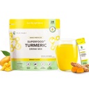 Nano Turmeric Curcumin Beb Powder, Golden Juice for Wellness & Immunity, No Turmeric Taste, Add to Smoothies/Water Daily Morning Rotine–35X Absorção–Mango Flavor–Suplemento de Suporte Conjunto