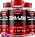 NutraRize (3 Pack) Primal Ultimate Gummies, Suplemento Oficial PrimalUltimate Performance, A Chave para Regain Confidence, Premium Gummy, Official Prime Ultimate Reviews (180 Gummies)