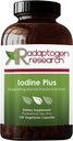 Iodine Plus □ Iodeto de potássio 10mg com Selênio □ 120 Cápsulas Vegetarianas