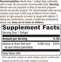 Vitamina A - 100 UI - 100 Softgels