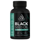 Halal Natural Black Seed Oil Cápsulas 1000mg Cold Pressed, Vegan, Não-GMO Nigella Sativa Cápsulas, Pílulas Gluten Free .