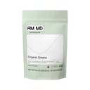 Amy Myers MD Organic Greens Powder - Suporta Energia & Gut Health - USDA Organic Superfood Mistura com espirulina, chlorela, grama de cevada - 270g (30 Servings)