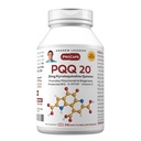 ANDREW LESSMAN PQQ 20mg - 240 Cápsulas - 20mg Pirroloquinolina Quinone, Natural Protective Compound Suporta Órgãos Vitais, Coração, Cérebro, Fígado, Sistema Imune. Biogênese mitocondrial, sem aditivos