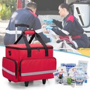 Bolsa médica de rolamento CURMIO com rodas