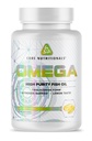 Núcleo Nutricionais Omega alta pureza óleo de peixe □ Triglicérido Forma EPA e DHA □ 1300mg Omega-3s □ Cérebro & coração de apoio à saúde
