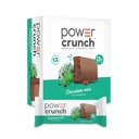 Barras de wafer de proteína de crocante de potência, Lanches de proteína alta com sabor delicioso, chocolate de hortelã, 1,4 onça (12 contagem)