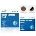 32ct Motion Sickness Patches – Sea Sickness Patches para Cruzeiro, Carro, Avião e Outras Viagens – Não-Drowsy, Eficaz, Dura 72 Horas