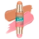 Médicos Fórmula Butter Glow & Go Multiuse Stick, Ultra-Creamy Radiant Finish Formula com Murumuru Butter, Vegan & Cruelty-Free- Beachy Pink