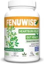 Natural Fenugreek Fiber Capsule Supplement for Acid Relief - Premium Vegan Dietary Supplement Suporting Digestive Health, 120 Count