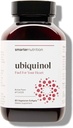 SMARTERNUTRITION Ubiquinol 100mg + Planta Natural Baseada em Ómega Completa 3 6 9 - Óleo de Ahiflower® Clinicamente Estudado - Ultra Absorção CoQ10 para suporte cardíaco - Não-GMO - 60 Softgels [30-Dia de Abastecimento]