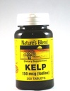 Mistura da natureza Kelp 150mcg (Iodo), 200 tab, (Pacote de 2)