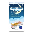 Fonte essencial Doce Sono Sono Oral Tiras com Melatonina, Piper Methysticum e Huperzine A - Herbal rápida dissolver Tiras Boca para dormir - Suplemento de apoio profundo do sono - 24 Contagem