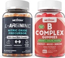 Pastilhas complexas de vitamina B + pastilhas de arginina L