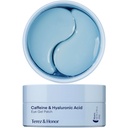 TEREZ & HONOR Sob patches de olhos para círculos escuros - 60 máscaras de hidrogel coreano para Puffiness, sacos com cafeína, ácido hialurônico, niacinamida - Brilho de olho undereye, hidratante, anti-ruga e resfriamento