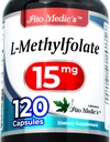 FITO MEDIC'S Lab . metilfolato .120 Cápsulas . folato Suplemento . folato de metilo .