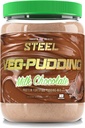 Aço Veg-Pudding □ Proteína Vegan Pudding em pó Mix, Chocolate Leite □ 18 Servings (1.5lbs) □ Arroz Castanho e proteína de ervilha com BCAA Aminoácidos para o crescimento e recuperação muscular