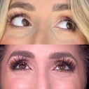 NutraLash por Nutralux Brow e Lash Growth Sorum com Ingredientes Orgânicos Para olhos sensíveis - não irritantes: Óleo de rícino (livre de hexano) + Vitamina E + Queratina + Biotina, Peptídeos, Extrato de Swertia Japonica, Óleo de semente de abóbora, Extrato de raiz de Acorus Calamus, Extrato de Ginseng Panax, Pentileno Glycol condicionado para o crescimento do cabelo