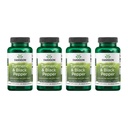 Swanson Turmeric & Black Pepper - Saúde Conjunta Orgânica, Saúde do Coração, Digestão, e Suplemento de Apoio ao Fígado - Fórmula Natural para Maior Biodisponibilidade e Absorção - (60 Cápsulas Veggie) 4 Pack