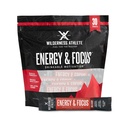 Atleta de Selvagem - Energia e Foco □ Impulso de Energia para Mulheres e Homens - Energia Bebida Misturar com Cafeína Natural - Baixo-Carbo, Zero Açúcar Energia Beber Pó - 30 Pacotes de Bebidas Energia Serving (Wild Berry)