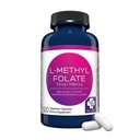 Vida MD L-Metilfolato 7,5 mg Suplemento - Professional-Grade Active L Suplemento de metilfolato - 120 Cápsulas - L-Metilfolato 7,5mg - Máxima Potência MTHFR W/Essencial Aminoácidos
