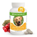 APENAS NATURAL PET Canine Bladder Control - Senior Dog Care Supplement - ITU, Urinary Tract Health, Incontinence Support w/Cranberry Extract (Pills, Vitaminas, 90 comprimidos mastigáveis (Natural Turquia)