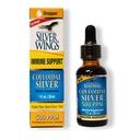 Caminho natural Asas de prata Coloidal Silver 500PPM, Amber Brown Liquid Imune Support, 1 Fl Oz (Pacote de 1)