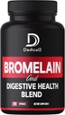 6in1 Bromelain 500mg Suplemento - 1000mg por serviço - 210 Cápsulas com Saúde Digestiva Mistura como Quercetin, Ginger, Açafrão, Papaia - Suporte Saúde Geral, Digesção e Sistema Imune