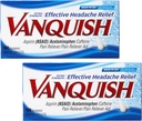 Vanquish extra força Cefaleia e alívio da dor, com acetaminofeno, aspirina, e Cafeína, Eye Strain Digital, 100 Count, Pack of 2