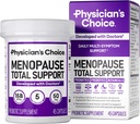 Médico Choice Menopausa Probiótico Suplemento para Mulheres - Suporta equilíbrio hormonal, flashes quentes, suores noturnos, gerenciamento de peso, Bloating & Gut Health - com Black Cohosh, Resveratrol+ - 45ct