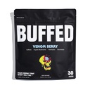 Pacotes de varinha de pó de energia, mistura de bebidas, pacotes de boost limpos e saudáveis , 150mg de cafeína + hidratação , Nootrópicos, cogumelos orgânicos, B-Vitamins, Eletrolíticos , 30 Pack-Venom Berry
