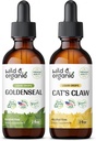 Tintura Dourada Selvagem e Orgânica 2 fl oz & Garra de Gatos 4 fl oz
