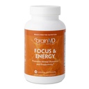 Dr. Amen BrainMD Foco e Energia - 120 Cápsulas - Endurance Mental Booster, Promove Concentração e Atenção - Cafeína Livre, Glúten Livre - 30 Servões