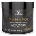 Fórmula de suporte Imune de Manapol para suporte de imunidade e imunidade Boost. Aloe Vera pó prebiótico para saúde digestiva. Aloe Vera Drink for Imune Support Supplement 1.05oz/30g by Mannatech.