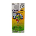 Xarope Cherifer Forte Fortificado com zinco com Taurina e Fator de Crescimento de Clorela Duplo + sabor de laranja Zinco 240 ml