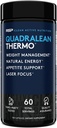 RSP Nutrition QuadraLean Queimador de gordura termogênico para homens e mulheres, Suplemento de perda de peso, Energia livre de choque, Metabolismo Booster & Apetite Supressor, Diet Pills, 60 Serv (Packaging May Vary)