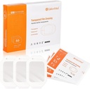 EalionMed Transparent Dressing, Bandagem de ferida, Patch adesivo, 4'' x 4,75'', 50 Pack, Limpar, Respirável, Confortável, Escudo de chuveiro, Bandagem de tatuagem