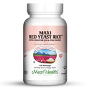 Maxi Health Kosher Maxi Red Yeast Rice com Coenzima Q10 & Policosanol (Contagem de 120 sem sabor (Pacote de 1))