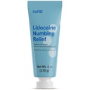 Curista 5% Lidocaína Creme Força Máxima Alívio tópico da dor - 6 oz (170 g) Tubo XL - Numb Rapidamente & Efetivamente Numbling Formulação - (1 Pack - 6 oz Tubo)
