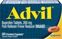 Caplets revestidos com Advil, 50 quilates