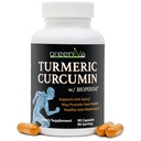 Curcumina Turmérica GreenIVe com BioPerine 90 Cápsulas com Curcumin 46X Absorção Mais Alta